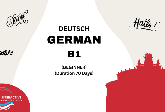German B1 Course German B1 Course