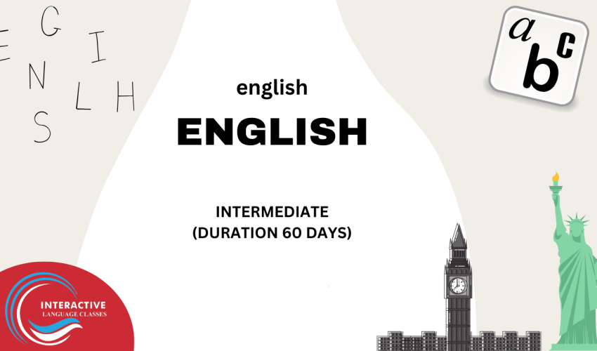 intermediate English course intermediate English course