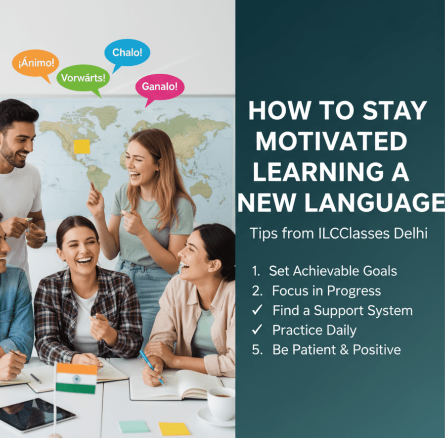 How to stay motivated while learning a new language